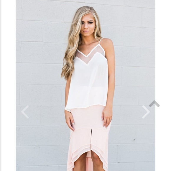 Ily Couture Dresses & Skirts - Blush Knee Length Skirt